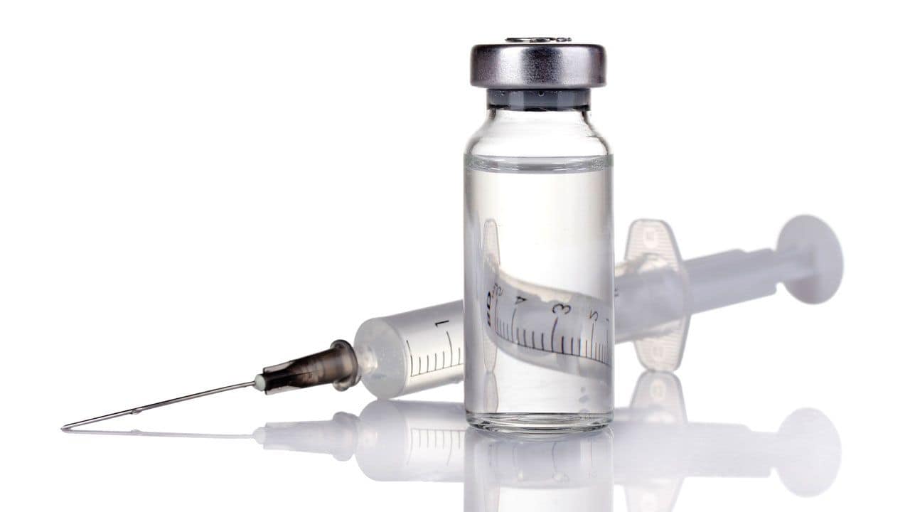 vial and syringe